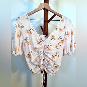 Sophie Rue Ruched Crop Top 🍑 spring fashion